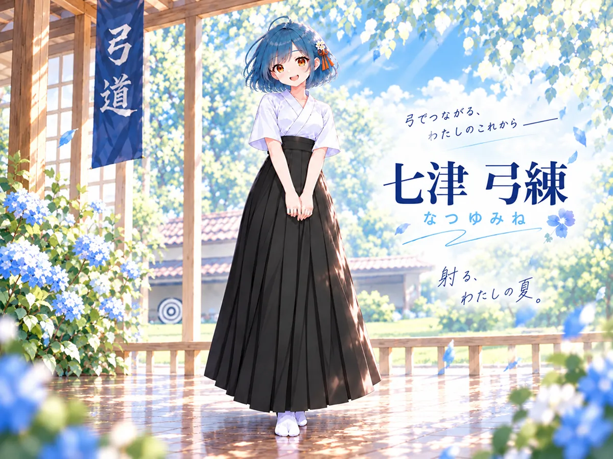 七津 弓練のイラスト